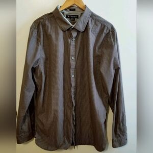 American Eagle Outfitters Men's Slim Fit Button Up Longsleeve Shirt XXL Striped